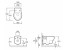 Подвесной унитаз Jacob Delafon Ove в комплекте с сиденьем E70005 SoftClose, E1585-00