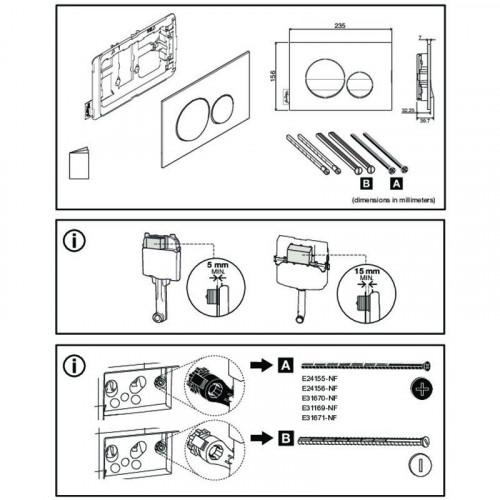 Инсталляция с безободковым унитазом Jacob Delafon Odeon Rive Gauche E21745RU-00, клавиша матовый и глянцевый хром, тонкое сиденье с микролифтом-3