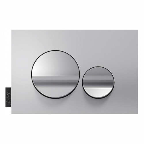 Инсталляция с безободковым унитазом Jacob Delafon Odeon Rive Gauche E21745RU-00, клавиша матовый и глянцевый хром, тонкое сиденье с микролифтом-10