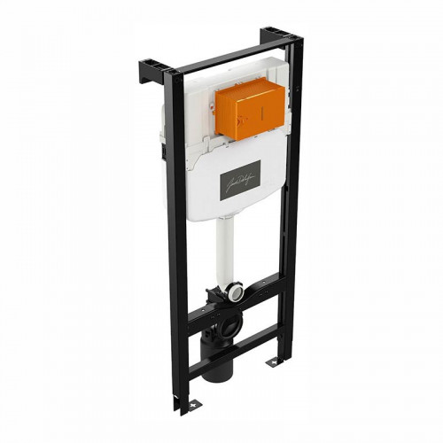 Инсталляция с безободковым унитазом Jacob Delafon Odeon Rive Gauche E21745RU-00, клавиша матовый и глянцевый хром, тонкое сиденье с микролифтом-9