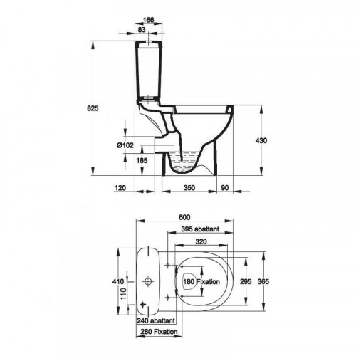 Напольный унитаз Jacob Delafon Odeon Up E4740-00/18557K-00-1