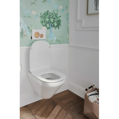 Подвесной унитаз Jacob Delafon Modern Life, крышка микролифт, E77725-0/E77168-0-2