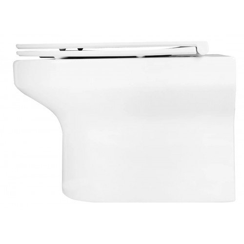 Подвесной унитаз Jacob Delafon Elite EDX114RU-00, безободковый, c тонким сиденьем с микролифтом-3