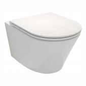 Подвесной безободковый унитаз Jacob Delafon Rodin+ EDY102-00/E23280-00, крышка микролифт