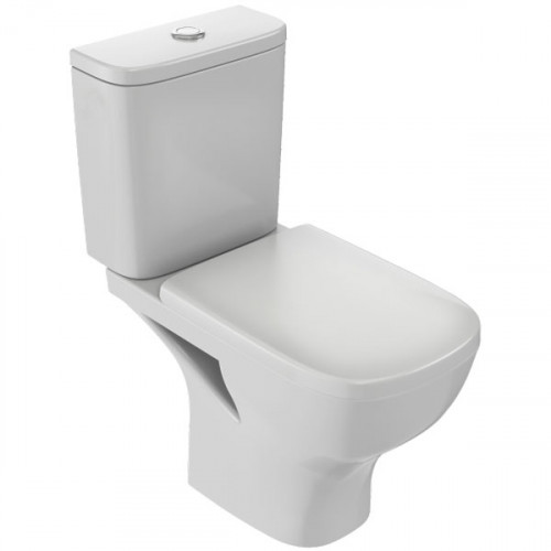 Напольный унитаз Jacob Delafon Struktura ETAG212-WTE/UJAJ102-WTE, безободковый