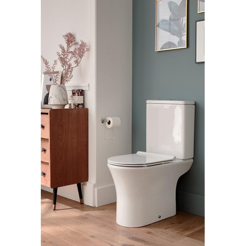 Напольный безободковый унитаз Jacob Delafon Aleo, крышка микролифт, UJAL102-0-2