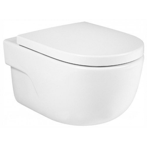 Подвесной унитаз Roca Meridian 34624L000/8012A200B безободковый 560 rimless