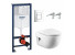 Инсталляция Grohe с унитазом Roca Meridian-N Compact 346248000, сиденье микролифт, комплект