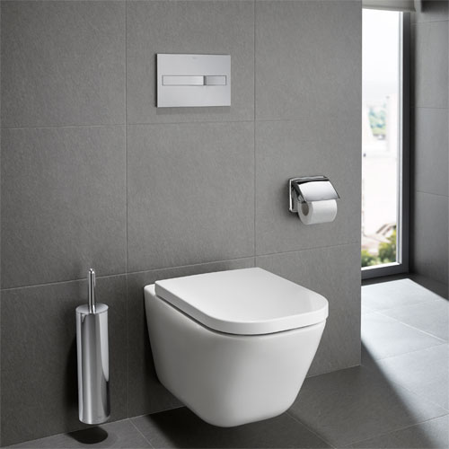 Инсталляция Geberit с безободковым унитазом Roca Gap Clean Rim 34647L000, комплект-5