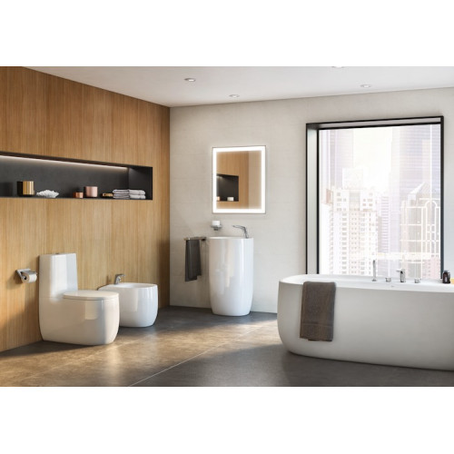 Напольный унитаз Roca Beyond 3420B9000 крышка микролифт, безободковый-2