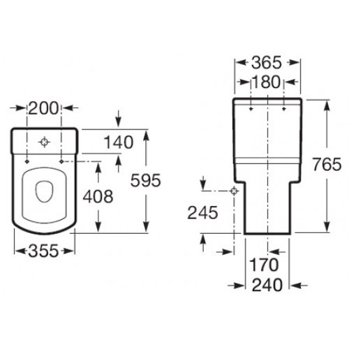 Напольный унитаз Roca Hall 342629000-2