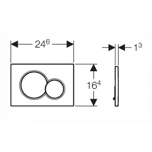 Инсталляция Geberit с унитазом Roca Gap Clean Rim 34647L000, сиденье микролифт клавиша хром, комплект-5
