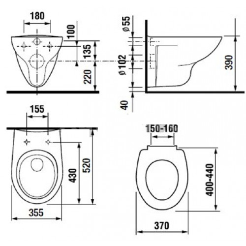 Инсталляция Roca Mateo 893100010 с унитазом, комплект (7.8931.0.001.0)-3
