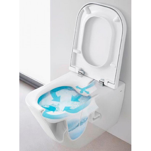 Инсталляция Roca с безободковым унитазом Roca Gap Clean Rim 34647L000, сиденье микролифт, комплект 7.8931.0.410.0 (7893104100)-9