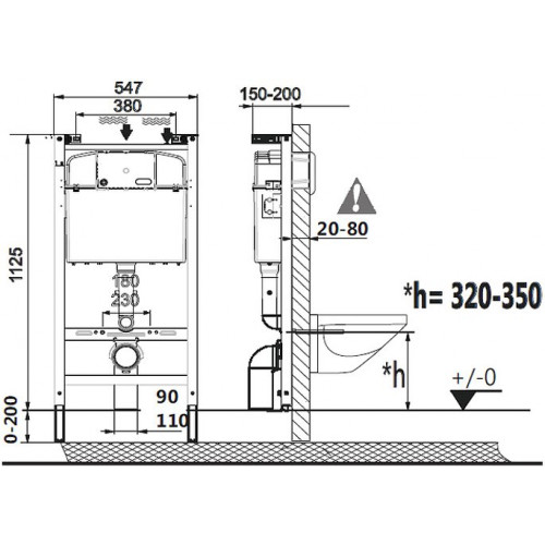 Инсталляция Roca Active с унитазом Roca Dama Senso 893104680, сиденье микролифт, комплект-1
