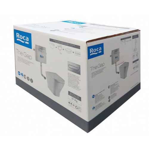 Инсталляция с приставным унитазом Roca Gap, крышка микролифт 7.8931.0.900.0-9