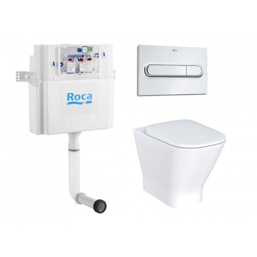 Инсталляция с приставным унитазом Roca Gap, крышка микролифт 7.8931.0.900.0