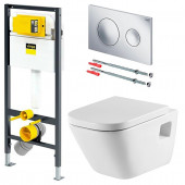 Инсталляция Viega с унитазом Roca Gap 346477000, сиденье микролифт, комплект