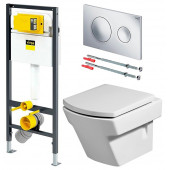 Инсталляция Viega с унитазом Roca Hall 346627000, сиденье микролифт, комплект 792855 /7.3466.2.700.0/7.8016.2.200.4