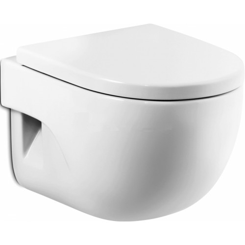 Инсталляция Am.Pm с унитазом Roca Meridian-N Compact 346248000, сиденье микролифт клавиша хром, комплект-1