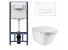Инсталляция Am.Pm с безободковым унитазом Roca Gap Clean Rim 34647L000, сиденье микролифт клавиша белая, комплект