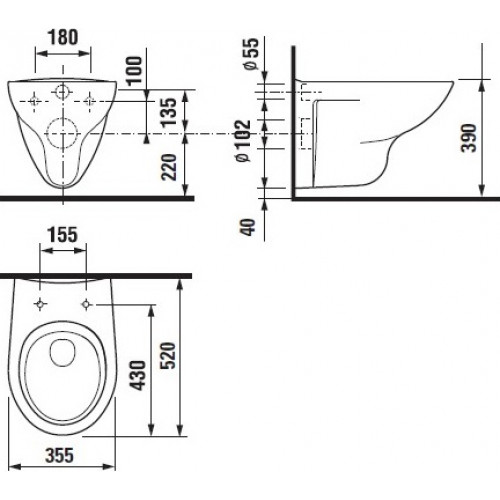 Инсталляция TECE c унитазом Roca Mateo 346200000, подвесной, сиденье микролифт, комплект-2