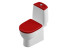 Напольный унитаз Sanita Luxe Best Color Motion Red, крышка микролифт, BSTSLCC07110522 (отсутствует упаковка)