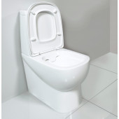 Напольный унитаз Sanita Luxe Infinity Rimless Luxe INFSLCC01040522R безободковый с сиденьем Soft Close, белый