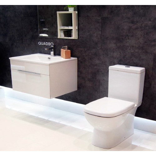 Напольный унитаз Sanita Luxe SL DM QDRSLCC01040522, крышка микролифт-6