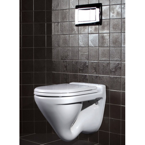 Подвесной унитаз Sanita Luxe Attica SL700002 с сидением дюропласт-1