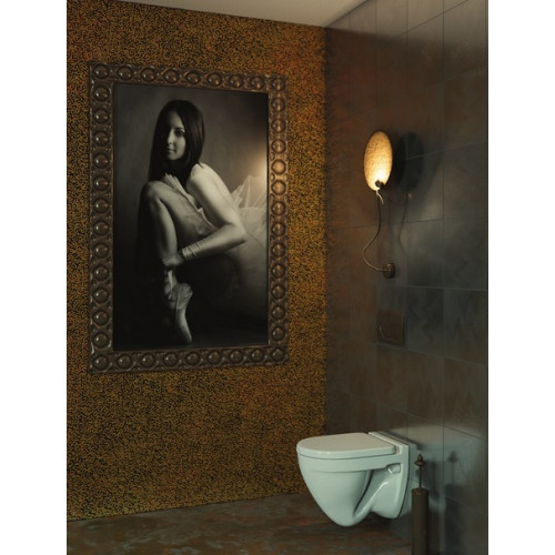 Подвесной унитаз Sanita Luxe Attica SL700002 с сидением дюропласт-2