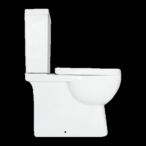 Унитаз-компакт Sanita Quadro Люкс Слим напольный, крышка микролифт, белый, SL902302-5