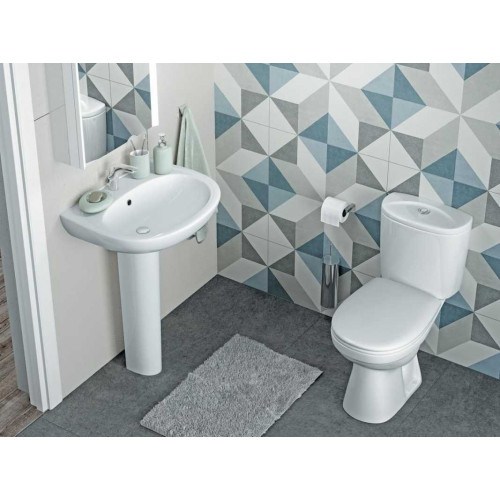 Напольный унитаз-компакт Santek Анимо 1WH110035 крышка стандарт-4