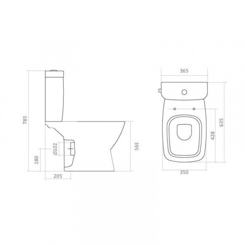 Напольный унитаз Santek Нео 1.WH30.2.194 крышка микролифт-1