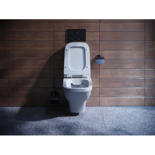 Подвесной унитаз Santek Лайн 1.WH50.1.574 34.5 x 53.5 x 35 см безободковый, Soft Close-6