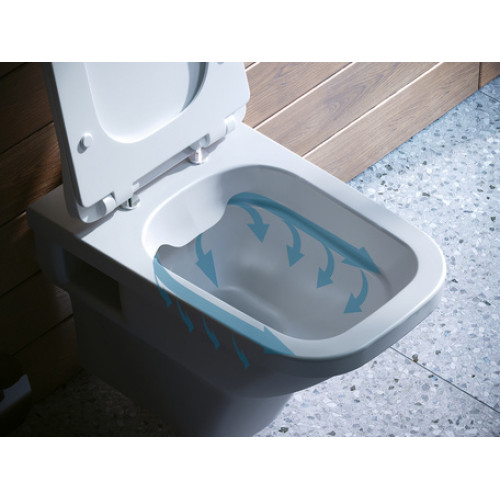 Подвесной унитаз Santek Лайн 1.WH50.1.574 34.5 x 53.5 x 35 см безободковый, Soft Close-5