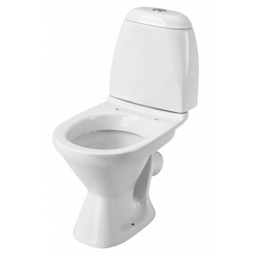 Напольный унитаз Santek Римини, крышка стандарт, белый, Wh50.1.523-2